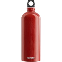 Bidon din aluminiu SIGG Traveller - Roșu - 1L - Pentru băuturi carbogazoase - Etanș - Ușor - Fără BPA - Sporturi în aer liber 1