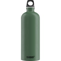 Bidon din aluminiu Sigg Traveller - Verde (Leaf Green) - 1 L - pentru băuturi carbogazoase - etanș - ușor - fără BPA - sport și outdoor 1