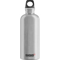 Hliníková športová fľaša SIGG Traveller na sýtené nápoje, bez obsahu BPA – sivá – 0,6 l 1