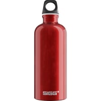 Hliníková športová fľaša SIGG Traveller, na sýtené nápoje, bez BPA – červená – 0,6 l 1