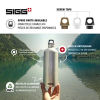 Sticlă de aluminiu Sigg Traveller Dusk pentru băuturi carbogazoase, etanșă, fără BPA, roz, 1 L 4
