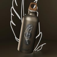 Sticlă de apă din aluminiu SIGG Traveller MyPlanet - Neutră din punct de vedere climatic, etanșă, ușoară - Culoare taupe mat - 0,6 L - Pentru activități în aer liber și yoga 7