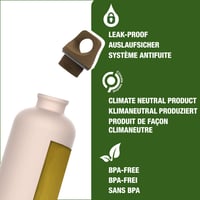 Hliníková fľaša na vodu SIGG Traveller MyPlanet Journey – Klimaticky neutrálna, nepriepustná, bez BPA, turistická fľaša – Matná bielo-ružová – 0,6 l 3