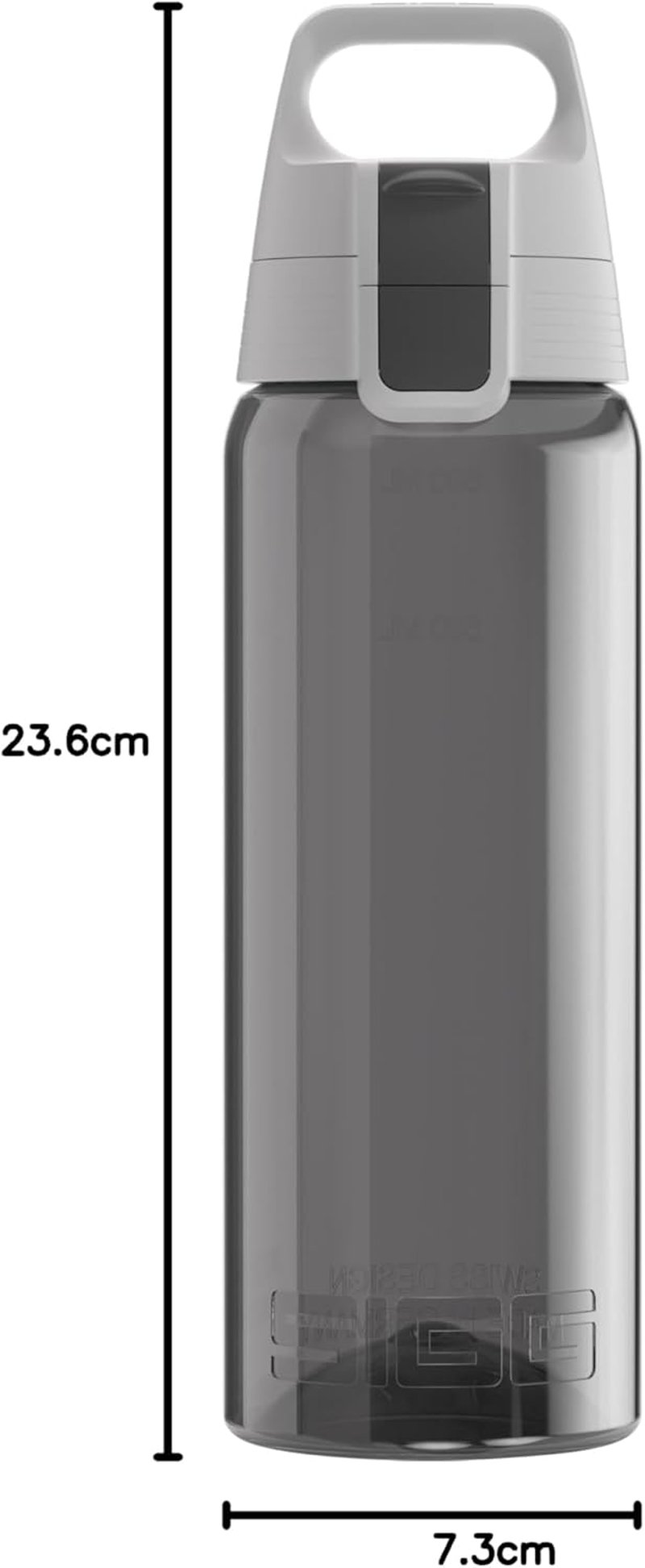 SIGG Tritan Ivópalack Szivárgásmentes BPA-Mentes 0.6L-1.5L - Anthracite, 0.6 L
