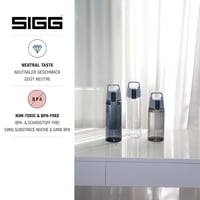SIGG Tritan Ivópalack Szivárgásmentes BPA-Mentes 0.6L-1.5L - Anthracite, 0.6 L 3