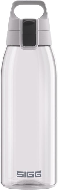 SIGG Tritan Ivópalack Total Colour szín, szénezett italokhoz, mosogatógépben mosható, 0.6-1.5L - Transparent, 1 L 1