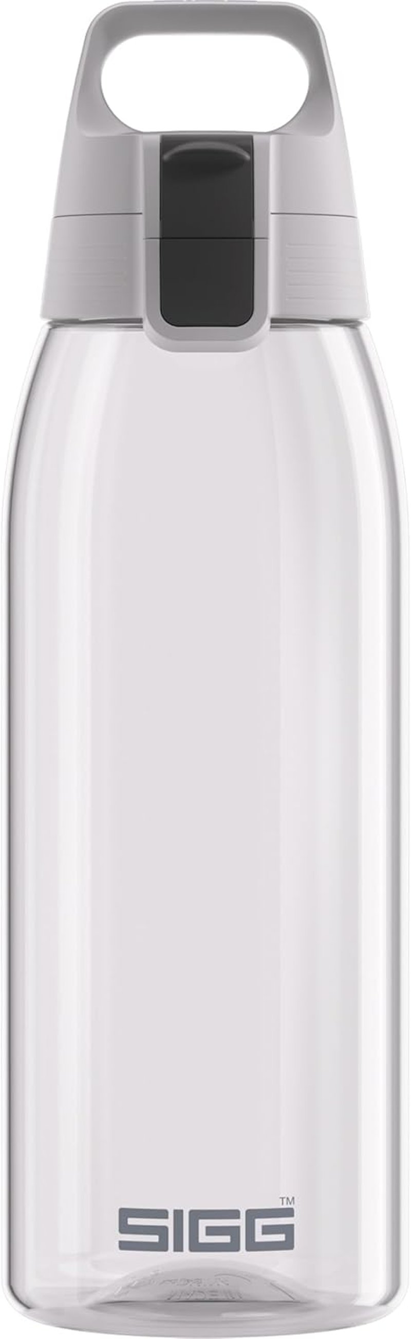 SIGG Tritan Ivópalack Total Colour szín, szénezett italokhoz, mosogatógépben mosható, 0.6-1.5L - Transparent, 1 L