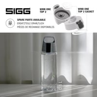 SIGG Tritan Ivópalack Total Colour szín, szénezett italokhoz, mosogatógépben mosható, 0.6-1.5L - Transparent, 1 L 4