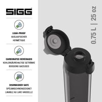 Sigg Tritan Total Color ONE Anthracite kulacs - szürke - 0,75 l 2