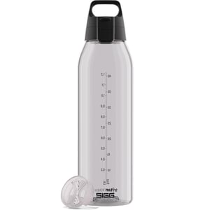 Sticlă transparentă SIGG Tritan Total Color ONE pentru băuturi carbogazoase, lavabilă în mașina de spălat vase — produs zgâriat (stare: vezi imaginea 2)
