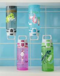 Detská fľaša Sigg Viva One Believe in Miracles 0,5 l – s motívom modrej princeznej a jednorožca, vhodná na sýtené nápoje, nepriepustná, bez obsahu BPA 9