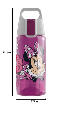 Sticlă pentru copii SIGG Viva One Disney Minnie Mouse – 0,5 L, roz, pentru băuturi carbogazoase, etanșă, lavabilă în mașina de spălat vase, fără BPA 7
