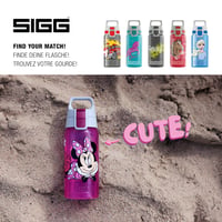 Sticlă pentru copii SIGG Viva One Disney Minnie Mouse – 0,5 L, roz, pentru băuturi carbogazoase, etanșă, lavabilă în mașina de spălat vase, fără BPA 5
