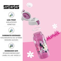 Sticlă pentru copii SIGG Viva One Disney Minnie Mouse – 0,5 L, roz, pentru băuturi carbogazoase, etanșă, lavabilă în mașina de spălat vase, fără BPA 3