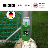 Bidon pentru copii SIGG Viva One Fotbal 0,5 L - Potrivit și pentru băuturi carbogazoase, etanș, lavabil în mașina de spălat vase, fără BPA, pentru sport și școală 2
