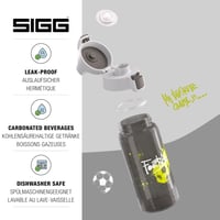 Detská fľaša na vodu SIGG VIVA ONE Football 0,5 l – vhodná aj na sýtené nápoje, nepriepustná, vhodná do umývačky riadu, bez BPA, na šport aj do školy 3