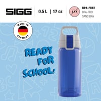 Detská fľaša Sigg Viva One 0,5 l modrá – vhodná aj na sýtené nápoje, nepriepustná, bez BPA, vhodná do umývačky riadu, na šport aj do školy 3