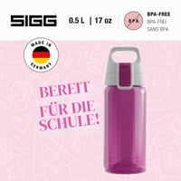 Detská fľaša na vodu Sigg Viva One 0,5 l – vhodná aj na sýtené nápoje, nepriepustná, vhodná do umývačky riadu, bez obsahu BPA, na šport aj do školy 2
