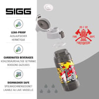 Detská fľaša na vodu SIGG Viva One 0,5 l – vhodná aj na sýtené nápoje, nepriepustná, vhodná do umývačky riadu, bez BPA, ideálna na šport a do školy 3