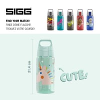 Sigg Viva One gyerek kulacs, szénsavas italhoz is, szivárgásmentes - kék - 0,5 L 5
