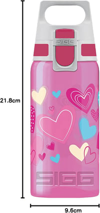 SIGG Viva One gyerekitalos palack 0,5L szénlezárható szivacsmentes - 1 Hearts, 1 Classic 7