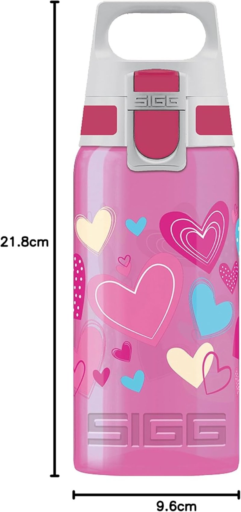 SIGG Viva One gyerekitalos palack 0,5L szénlezárható szivacsmentes - 1 Hearts, 1 Classic
