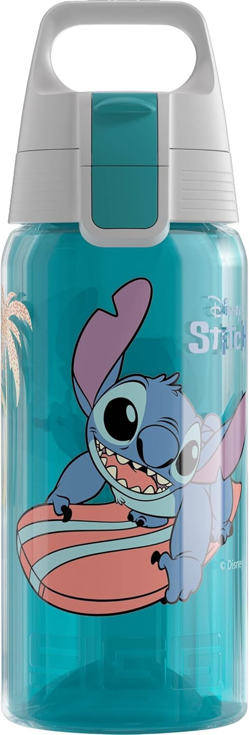 SIGG Viva One gyerekitalos palack 0,5L szénlezáró szivárgásmentes - 3 Stitch Surfing, 3 Disney & WB