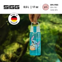 SIGG Viva One gyerekitalos palack 0,5L szénlezáró szivárgásmentes - 3 Stitch Surfing, 3 Disney & WB 2