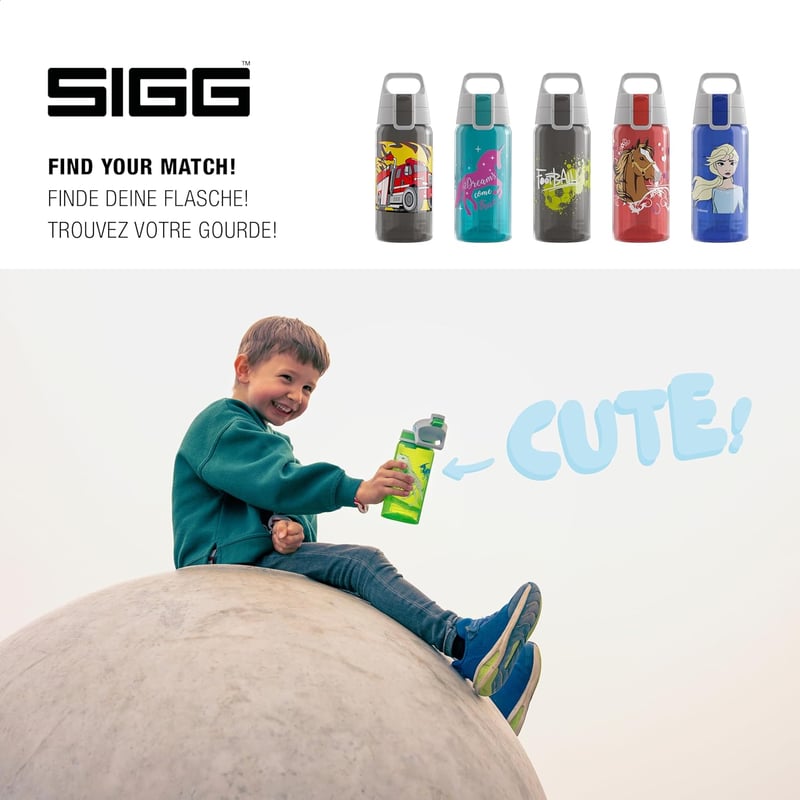SIGG Viva One gyerekitalos palack 0,5L szódásodó szivárgatásmentes - 2 Builders, 2 special edition