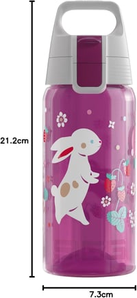 SIGG Viva One gyerekitalos palack 0,5L szódásüdítőhöz szivacsmentes - 2 Happy Bunnies, 2 special edition 8