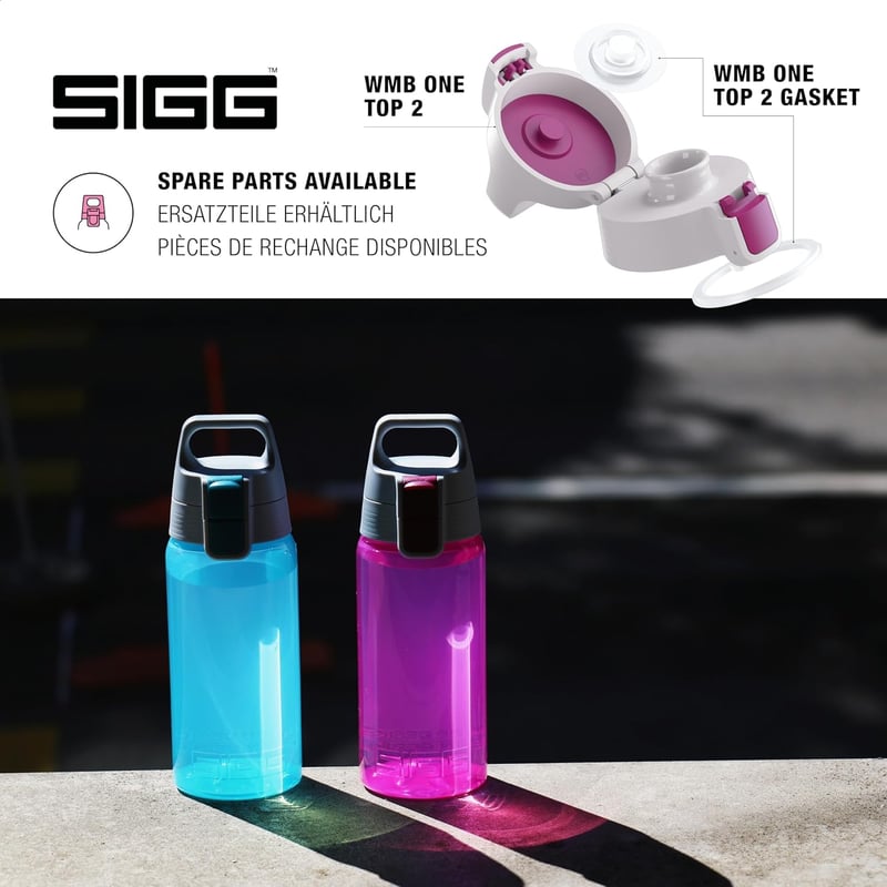 SIGG Viva One gyerekitalos palack 0,5L szódásüdítőhöz szivacsmentes - 2 Happy Bunnies, 2 special edition