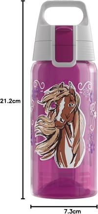 Detská fľaša na vodu Sigg Viva One Horse & Flower – ružová – 0,5 l 7