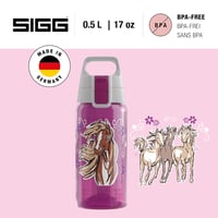 Detská fľaša na vodu Sigg Viva One Horse & Flower – ružová – 0,5 l 2