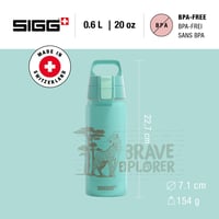 Detská hliníková fľaša SIGG WMB ONE – 0,6 l, nepriepustná, vhodná aj na sýtené nápoje, bez BPA, švajčiarska výroba 2