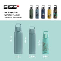 Detská hliníková fľaša SIGG WMB ONE – 0,6 l, nepriepustná, vhodná aj na sýtené nápoje, bez BPA, švajčiarska výroba 5
