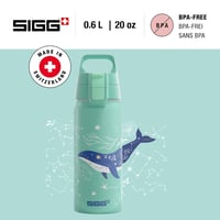 Detská hliníková fľaša Sigg WMB ONE 0,6 l – svetlá tyrkysová 2