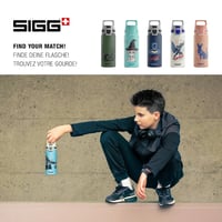 SIGG WMB ONE Alumínium Gyerekpalack 0,6L Szénlezárható Svájci Sportpalack - Brave Eagle, 0.6 L 5