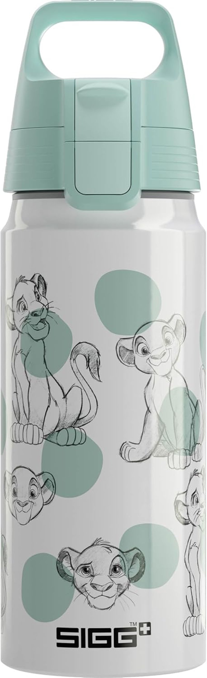 SIGG WMB ONE Alumínium Gyermek Kulacs 0,6L Szénlezárható Szivárgásmentes - 25 Simba & Nala, Disney & WB