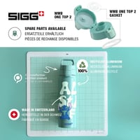 Hliníková fľaša na vodu Sigg WMB One Disney Lilo a Stitch – bez BPA, vhodná aj na sýtené nápoje – tyrkysová – 0,75 l 4