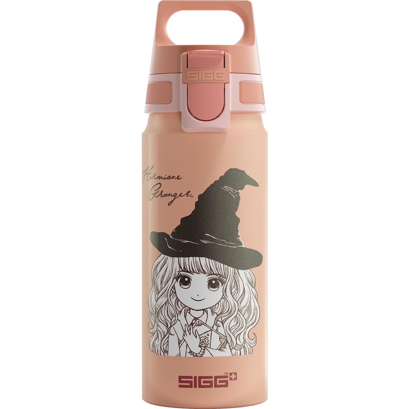 Detská hliníková fľaša na vodu Sigg WMB ONE Hermione Granger – ružová – 0,6 l