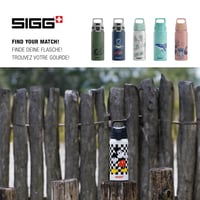 Sticlă pentru copii Sigg WMB ONE Mickey Retro din aluminiu – Alb-Negru, 0,6 L – Pentru băuturi carbogazoase, fără BPA, etanșă 5