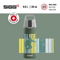 Bidon pentru copii din aluminiu Sigg WMB ONE Slide – pentru băuturi carbogazoase – etanș – fără BPA – verde – 0,6 L 2