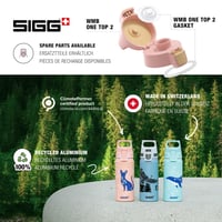 Sticlă pentru copii din aluminiu Sigg WMB ONE Stitch Disney - roz, 0,6 L - potrivită și pentru băuturi carbogazoase, etanșă, fără BPA 4
