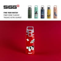 Detská hliníková fľaša na vodu Sigg WMB ONE Swiss Cows – 0,6 l, nepriepustná, bez BPA, vhodná aj na sýtené nápoje 5