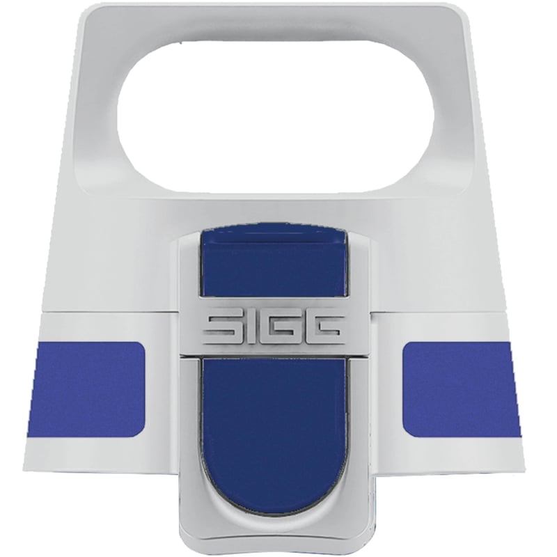 Capac de schimb SIGG WMB ONE Top Blue pentru sticlă de apă – capac cu închidere etanșă, operabil cu o singură mână, albastru