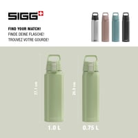 Hliníková fľaša SIGG WMB Pathfinder eco zelená 0,75 l na sýtené nápoje, bez obsahu BPA, ľahký hliník — Nový produkt (stav: pozri 2. obrázok) 7