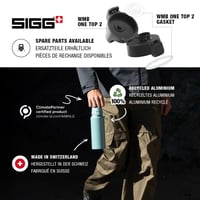 Bidon din aluminiu SIGG WMB Pathfinder – Pentru băuturi carbogazoase – Etanș – Ușor – Fără BPA – Outdoor – 0,75 L 4