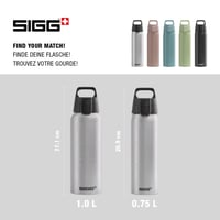 Bidon din aluminiu SIGG WMB Pathfinder – Pentru băuturi carbogazoase – Etanș – Ușor – Fără BPA – Outdoor – 0,75 L 5