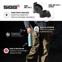 Hliníková fľaša SIGG WMB Pathfinder Black, na sýtené nápoje – čierna – 1 l 4