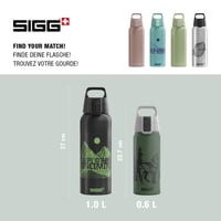 Hliníková fľaša SIGG WMB Pathfinder Black, na sýtené nápoje – čierna – 1 l 5